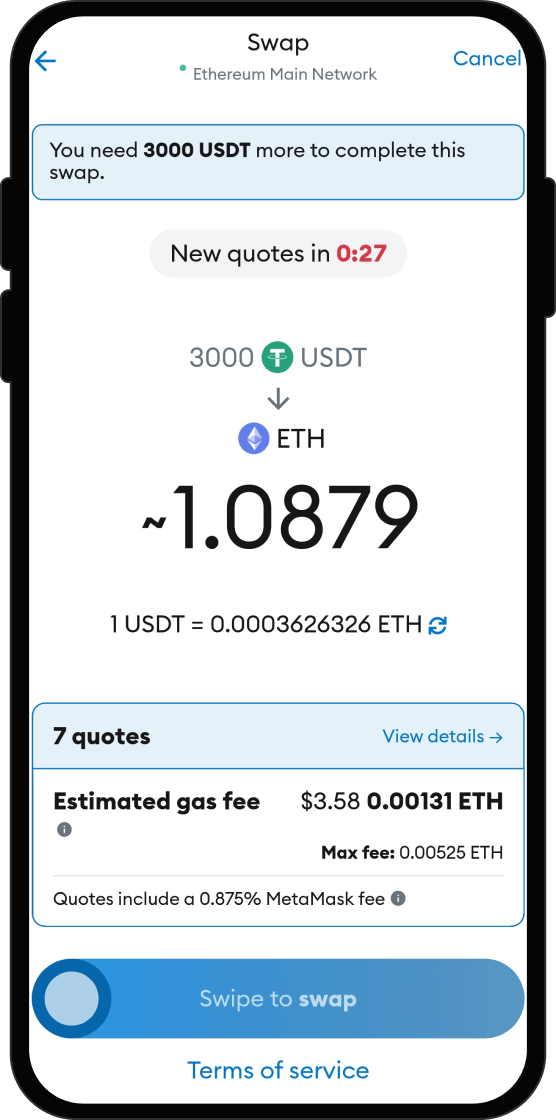 Swap Your USDT for FireStarter